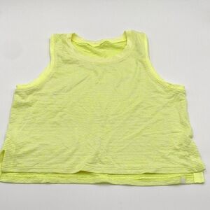 lululemon Electric Yellow Swiftly Crop